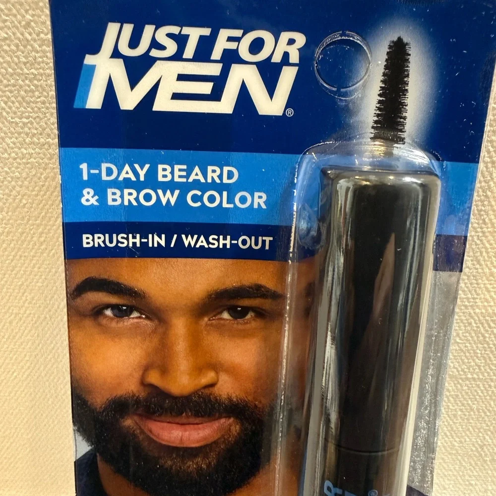 New in Package|Just For Men|Black Beard & Brow Color